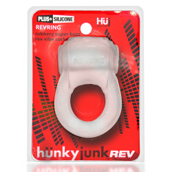 H&Uuml;NKYJUNK Revring Penisring mit Vibration Clear Ice