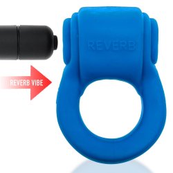 HÜNKYJUNK Revring Penisring mit Vibration Teal Ice