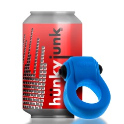 HÜNKYJUNK Revring Penisring mit Vibration Teal Ice