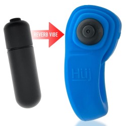 HÜNKYJUNK Revring Penisring mit Vibration Teal Ice