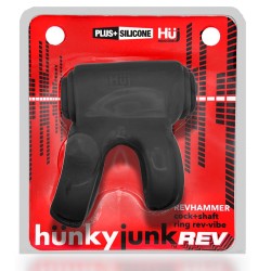 HÜNKYJUNK Revhammer Penis- & Hodenring mit Vibration Tar Ice