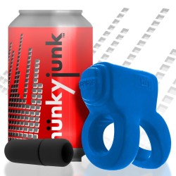 HÜNKYJUNK Revhammer Penis- & Hodenring mit Vibration Teal Ice