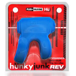HÜNKYJUNK Revhammer Penis- & Hodenring mit Vibration Teal Ice