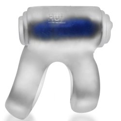 HÜNKYJUNK Revhammer Penis- & Hodenring mit Vibration Clear Ice