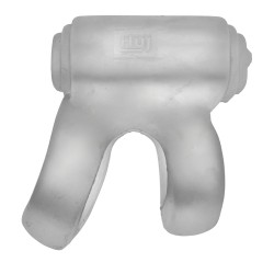 HÜNKYJUNK Revhammer Penis- & Hodenring mit Vibration Clear Ice