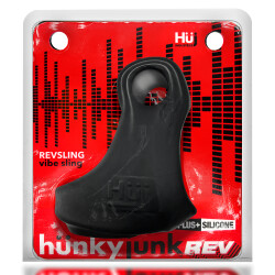 H&Uuml;NKYJUNK Revsling Penis- &amp; Hodenzieher mit Vibration Tar Ice