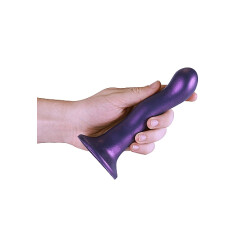 OUCH Ultra Soft Curvy G-Spot Dildo 17 cm Metallic-Violett
