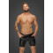 NOIR HANDMADE Wetlook-Shorts mit Schlangenleder-Optik