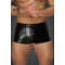 NOIR HANDMADE Wetlook-Shorts mit Reissverschluss