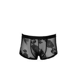 NOIR HANDMADE Shorts mit Flockstickerei