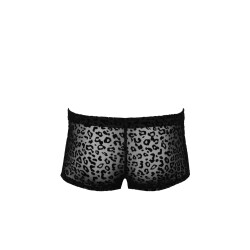 NOIR HANDMADE Kurze Shorts mit Leopardenmuster