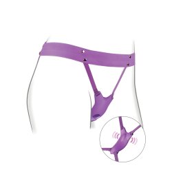 PIPEDREAM Ultimate Butterfly Strap-On mit Vibration Violett