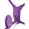 PIPEDREAM Ultimate Butterfly Strap-On mit Vibration Violett