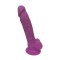 DREAM TOYS Silexpan Dildo mit Hoden & Saugfuss 17,7 cm Lila