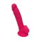 DREAM TOYS Silexpan Dildo mit Hoden &amp; Saugfuss 17,7 cm Pink