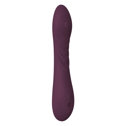 DREAM TOYS Essentials Flexible Tapping Power Vibrator mit Pulsation Lila