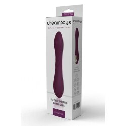 DREAM TOYS Essentials Flexible Tapping Power Vibrator mit Pulsation Lila