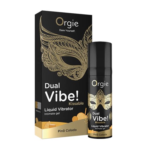 ORGIE Dual Vibe Pinã Colada Kissable Liquide Vibrator 15 ml