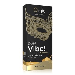 ORGIE Dual Vibe Pinã Colada Kissable Liquide Vibrator 15 ml