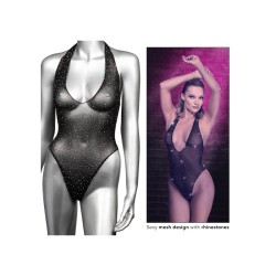 CALEXOTICS Radiance Deep V Bodysuit One Size Schwarz