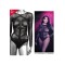 CALEXOTICS Radiance Long Sleeve Bodysuit +Size Schwarz