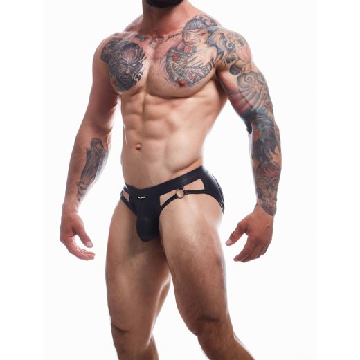 CUT4MEN Dungeon Black Jockstrap Schwarz