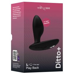 WE-VIBE Ditto+ Anal-Plug Schwarz