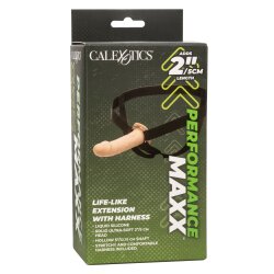 CALEXOTICS Performance Maxx Strap-On mit Dildo Beige