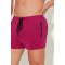 J.J.MALIBU Karma Shorts mit Zipper Pockets Brombeer