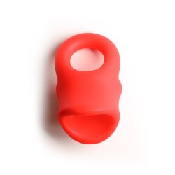 SPORT FUCKER Baller Ring aus Fl&uuml;ssigsilikon Rot