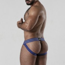 LOCKER GEAR Backroom Jockstrap Blau