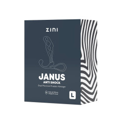 ZINI Janus Anti-Shock Prostata-Stimulator Large Schwarz