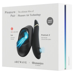 ARCWAVE Pleasure Pair Geschenkset Ion Masturbator &amp; Womanizer Premium 2 Schwarz