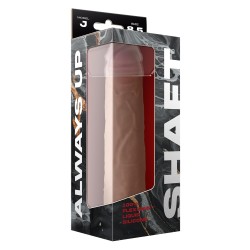 SHAFT Dildo aus Liquid-Silikon Model J 21,5 cm Ø 4,2 cm Beige