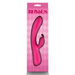 NS NOVELTIES Royals Divine Rabbit-Vibrator mit W&auml;rmefunktion Metallic Pink