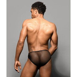 ANDREW CHRISTIAN Almost Naked UNLEASHED Sexy Mesh Brief Schwarz