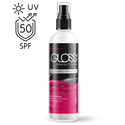 beGloss! Perfect Shine Latex Protector Spray mit UV Schutz 100ml