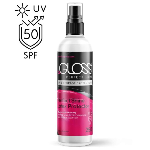 beGloss! Perfect Shine Latex Protector Spray mit UV Schutz 250 ml