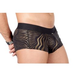 ISA EXKLUSIV Dschungel Heat Boxer Schwarz/Gold