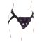 TOY JOY GET REAL Strap-On Lace Harness Schwarz/Violett