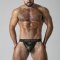 LOCKER GEAR Watch It Hard Jockstrap Schwarz/Khaki