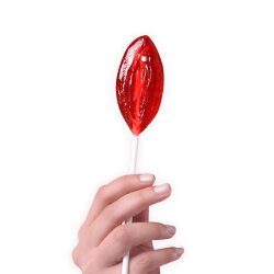SECRET PLAY Pussy Lollipop Erdbeer 30 g