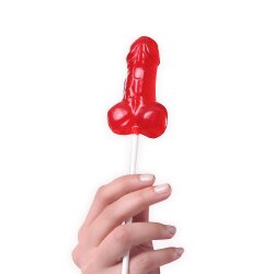 SECRET PLAY Penis Lollipop Erdbeer 30 g