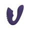 VIVE Yuki Dualer G-Punkt-Vibrator mit bewegenden Kugeln Violett