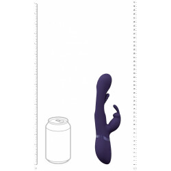 VIVE Mika Triple Rabbit Vibrator mit G-Fl&auml;che-Stimulation Violett