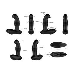 NEXUS Thrust Prostate Prostata- & Perineum-Massager mit Fernbedienung Schwarz