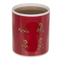 OUT OF THE BLUE Tasse Comic Stripper Steinware