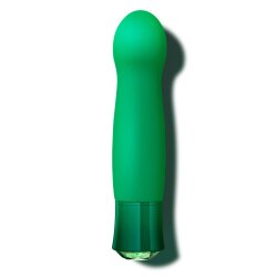BLUSH Oh My Gem Vibrator Enchanting Emerald mit Kunststein Gr&uuml;n