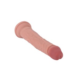 TOY JOY Get Real Dildo aus TPR 33 cm ohne Hoden Beige