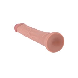 TOY JOY Get Real Dildo aus TPR 33 cm ohne Hoden Beige
